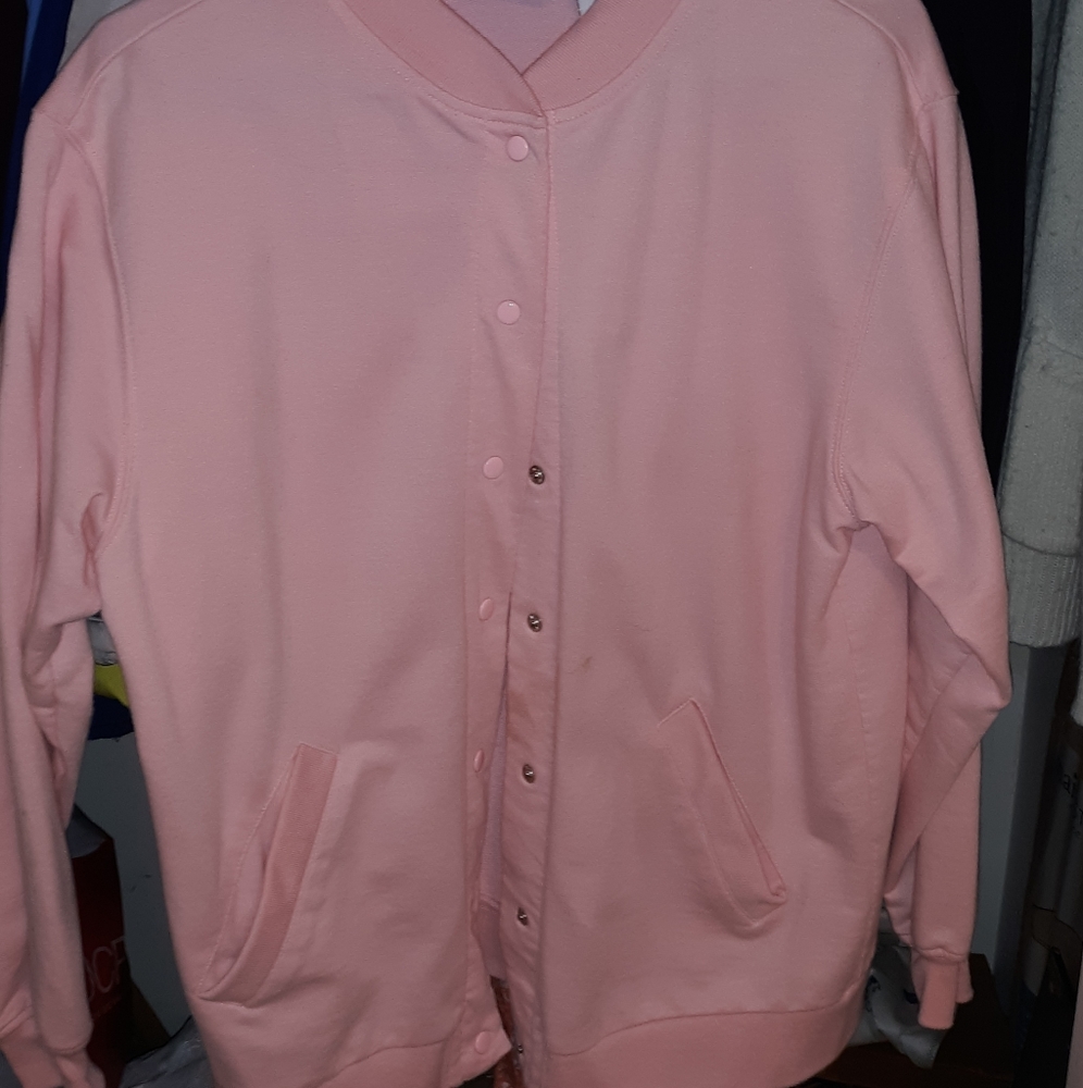 Pastel light pink sweatshirt size small petite